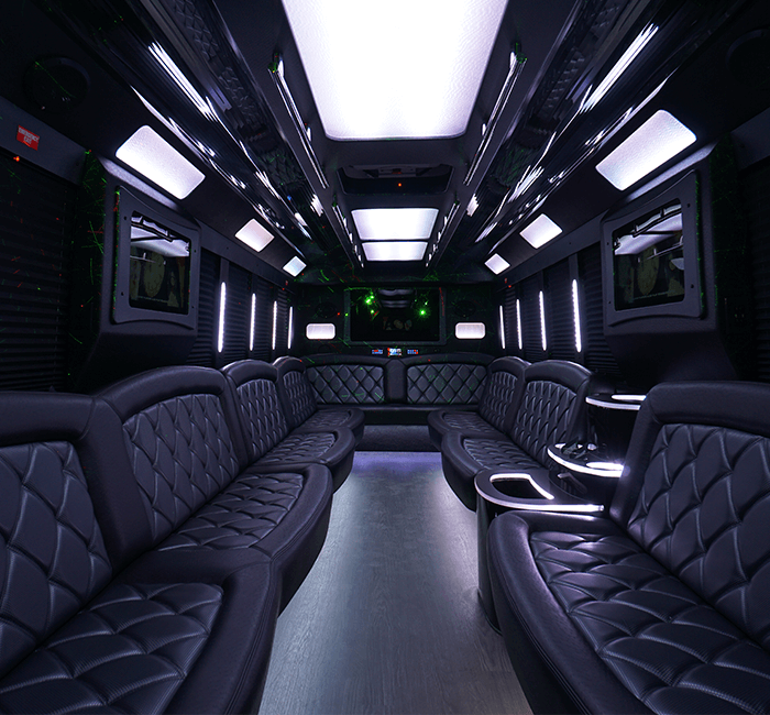 denver party bus interior
